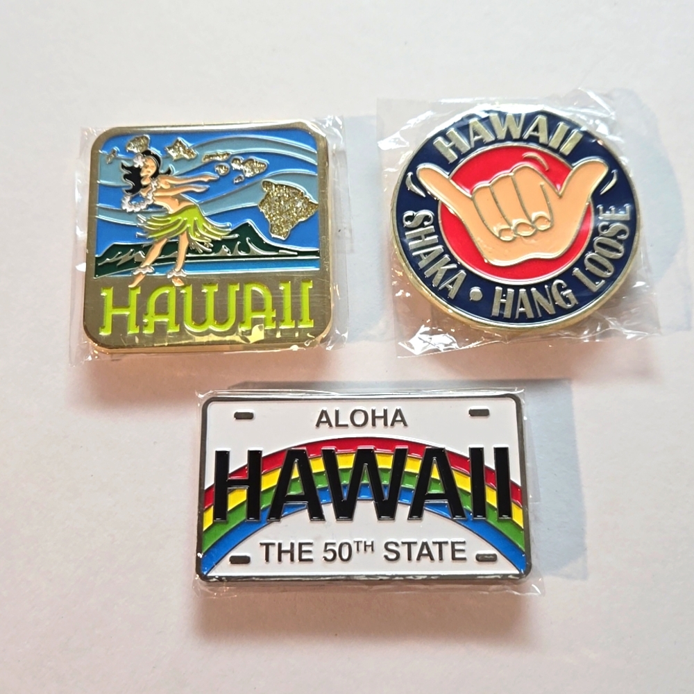 The Islander Group set of 3 Metal Magnets